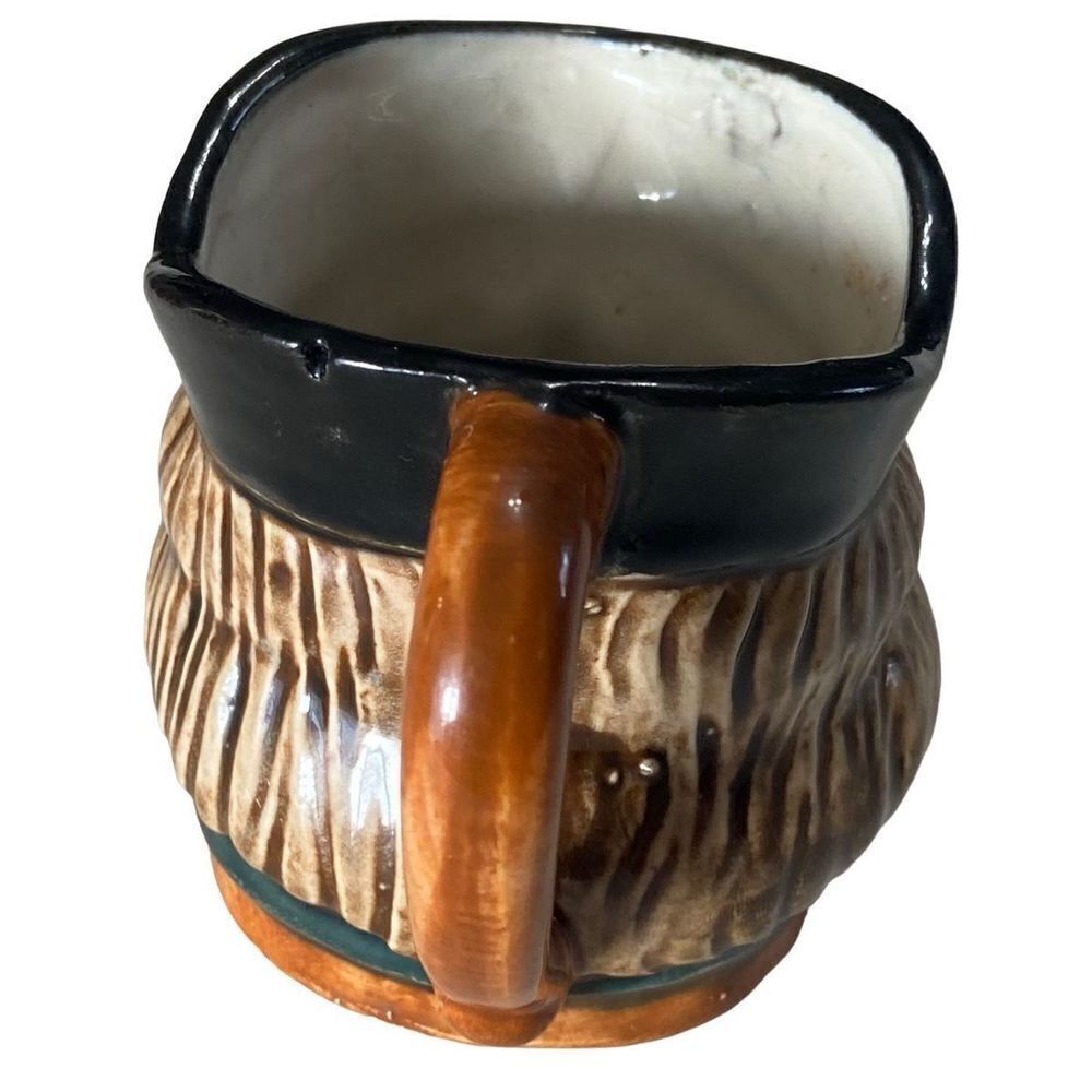 Vintage Toby Small Character Head Mug Made in Occupied Japan 1950s - Picture 3 of 13